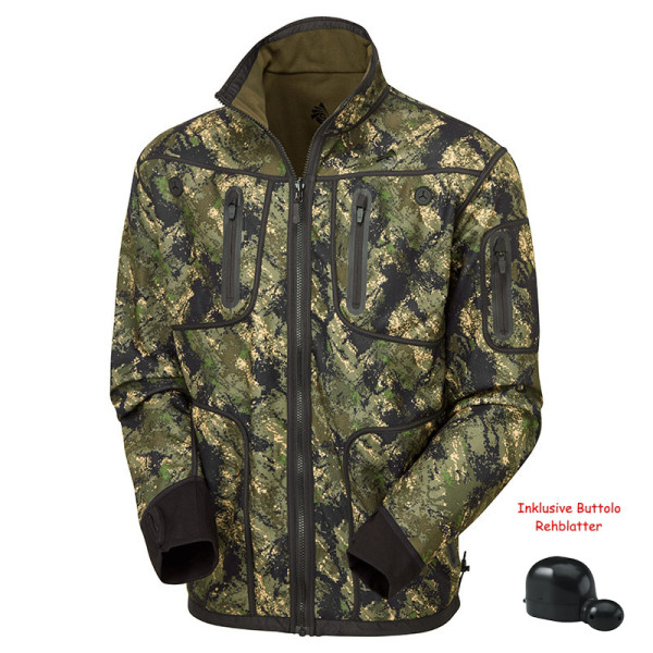 Shooterking Digital Camo Forest Mist Wendejacke inkl. Buttolo Rehblatter