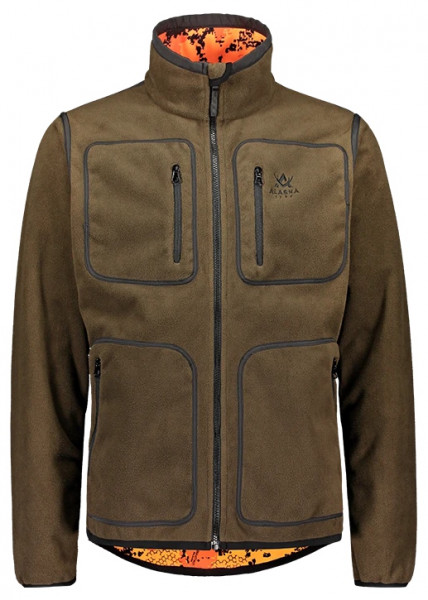 Alaska Softshell Wendejacke orange
