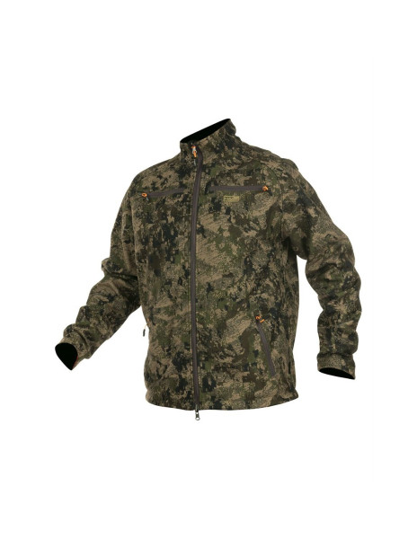 HART RHON-S Softshelljacke – Pixel Forest, schräge Vorderansicht